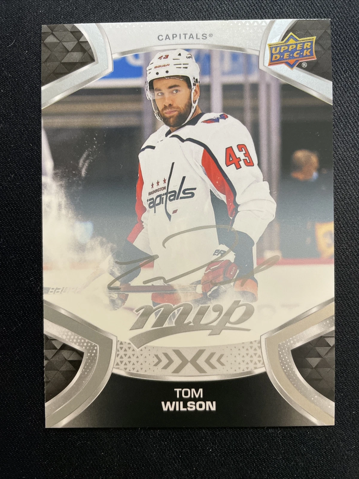 21-22 UD MVP Hockey Silver Script 143 Tom Wilson