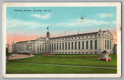 Federal Prison Atlanta Georgia Postcard