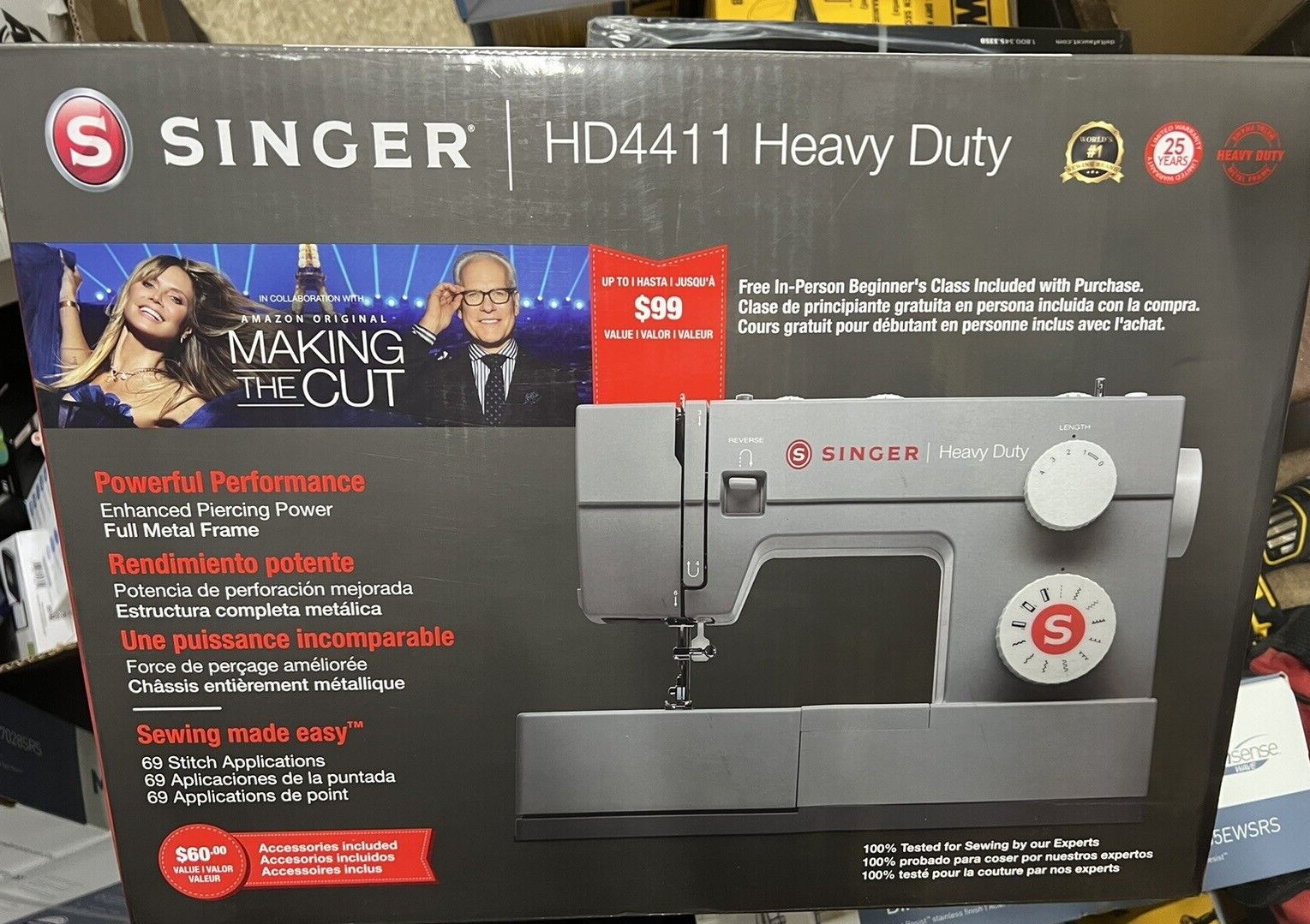 NEW Singer 4411 Heavy Duty Sewing Machine สำนักงานสิทธิประโยชน์