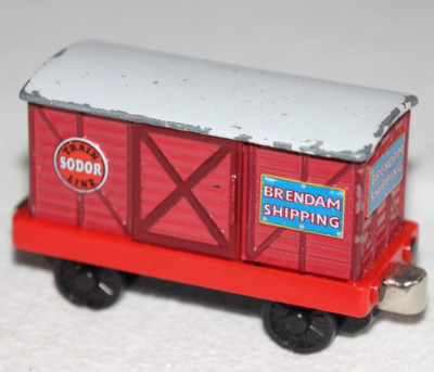 Thomas und seine Freunde Box Car Brendam Shipping Take along-N-Play Adventu #486