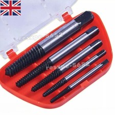 5 Piece Screw Extractor Set Bolt Stud Extractor Broken Damaged Screw Remover