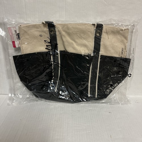 Bolso de Playa Thirty One Lona Carryall Av76 Negro Colorblock - Imagen 2 de 10