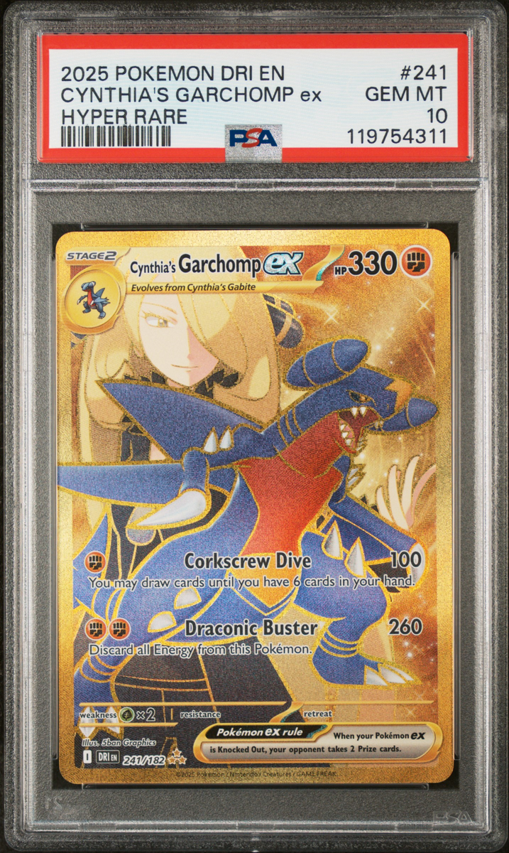 ポケモンカード　psa10 PSA 10 Cynthia's Garchomp ex 241/182 Sv10: Destined Rivals Holo | eBay
