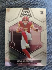 Luke McCaffrey 2024 Panini Mosaic #376 RC Rookie Washington Commanders NFL Card . rookie card picture