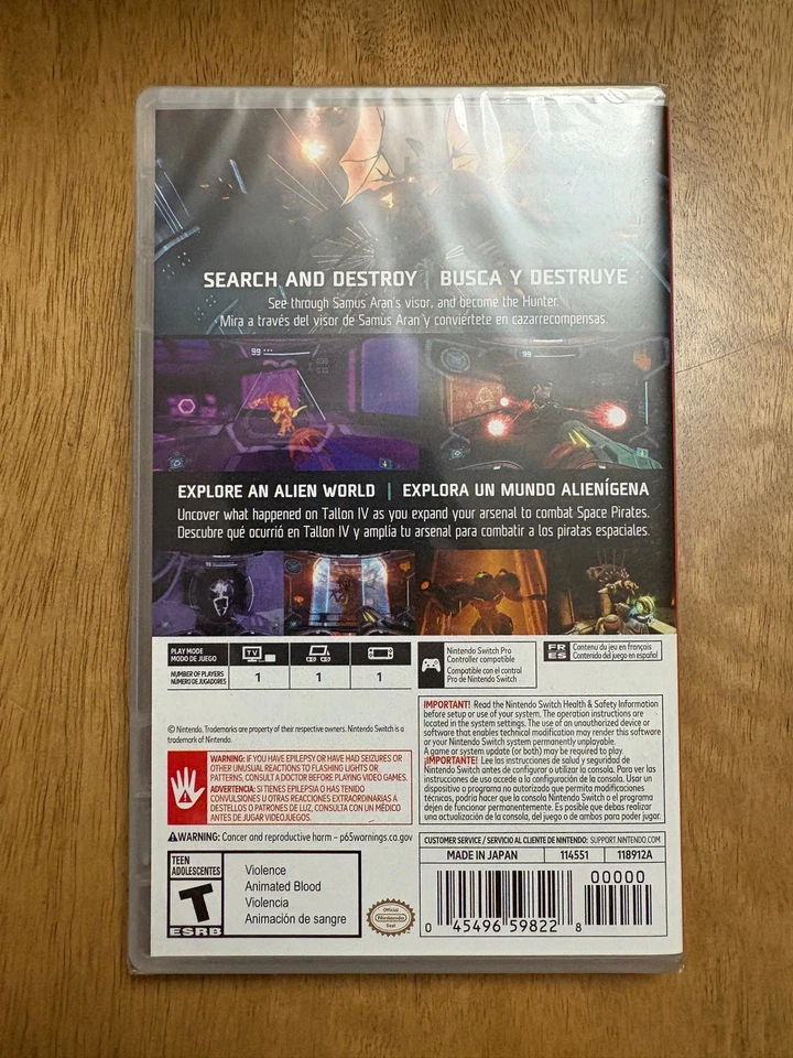 Metroid Prime Remastered (Nintendo Switch) Brand New - Image 2 of 2