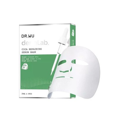 Dr. Wu dermLab. CICA Repairing Serum Mask 30ml x 4PCS Made In Taiwan