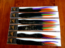 Hair Extensions Clip-in, 16" Long, Multi-Color, Straight, 6 Hairpieces