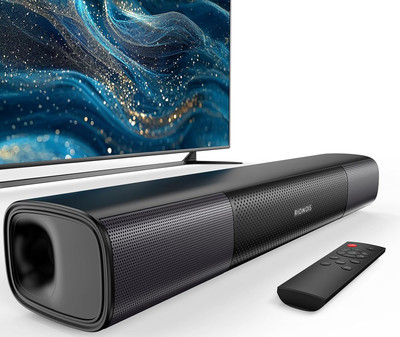 Sound Bar for Smart TV, Bass Boost and Crisp Vocals,Bluetooth Soundbar for Tv/Pc
