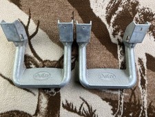 Bully Aluminum Universal Truck Side Steps Pair Pickup Suv Cab Steps Silver Bully Aluminum Universal Truck Side Steps Pair Pickup Suv Cab Steps Silver