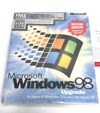 Microsoft Windows 98 Second Edition Upgrade Original Factory Sealed
