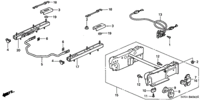 #ad #ad Genuine Honda Cord Track End 81239 S0X A21 $103.53
