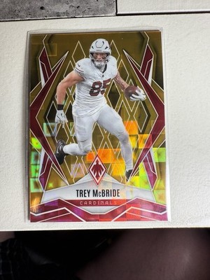 ‘25 Panini Phoenix Gold Pandora #d 10/10 Trey McBride Cardinals NFL #80 BOOKEND