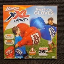 Banzai XXL Sports Mega Boxing Gloves HUGE! 25" Inflatables 1 Pair (RED)