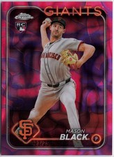 2024 Topps Chrome Update #USC121 Mason Black Magenta/Purple Lava Lamp RC #/299