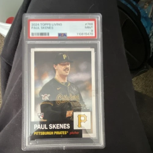 Topps Living Set 2024 Paul Skenes #768 Rookie PSA 9 Pirates /25230