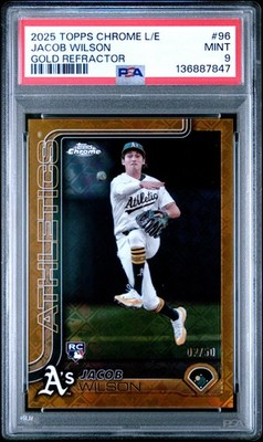 2025 Topps Chrome Logofractor Edition - Jacob Wilson, Jacob Wilson 