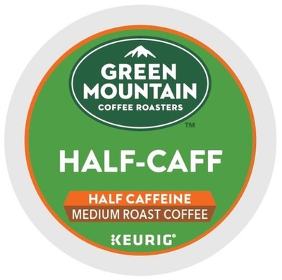 Green Mountain Coffee Roasters Half-Caff, Keurig K-Cup Pods, 32 Count