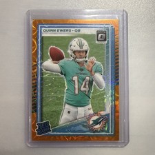 Panini 2025 Donruss Optic Quinn Ewers Miami Dolphins Orange Scope Prizm  /75