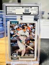 2026 Topps Series 1 Cole Young Rookie GMG Graded 10 Gem Mint 💎 RC #129