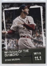 2020 Topps Warriors of the Diamond Black 211/299 Stan Musial #WOD-11 HOF 0ps8