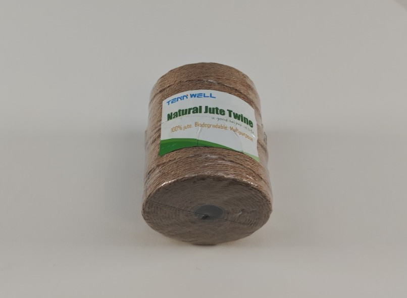 tenn well 300M Jute Twine String, 3 Ply 1.8mm Thick Garden Twine String for DIY