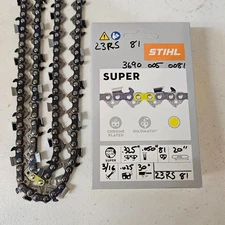Stihl 20" Full Chisel Chain OEM .325" .050" 81 DL 23RS
