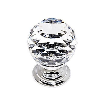 Alno C210-CLR/GLD Swarovski Crystal 1 1/4'' Crystal Knob Gold