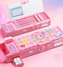 Pop up Multifunction Pencil Case for Kids, kawaii Pen Box Bag Pencil Holder f...