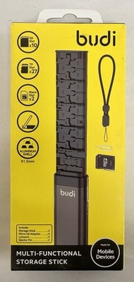 BUDI Multi-function Smart Adapter Card Storage Data Cable Card Reader USB Box