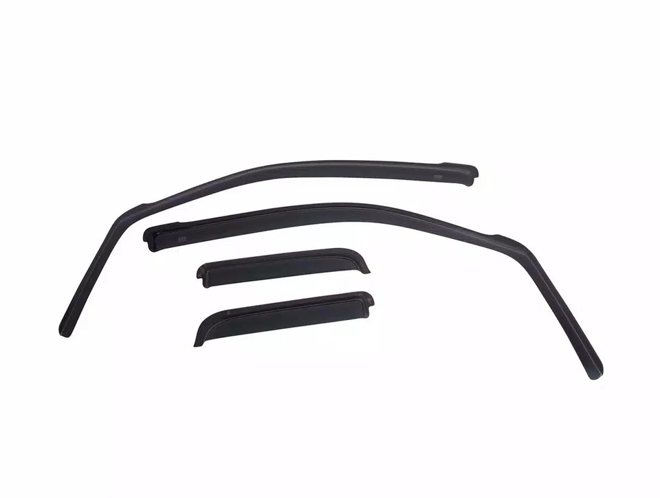 EGR Slimline In-Channel Window Visors Fit 05-15 Toyota Tacoma Dbl Frnt/Rear Smke Foto 2 de 4