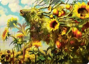 Beza, the Bounding Spring Art Card 1/54 Bloomburrow