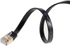 10Gbps CAT7 Flat Ethernet LAN Internet Cable Network 6 10 20 25 30 50 75 100 Lot