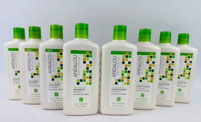 Andalou Naturals Exotic Marula Oil Silky Smooth Shampoo & Conditioner