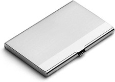 Business Card Holder Professional Stainless Steel Slim Design Business Card Cas