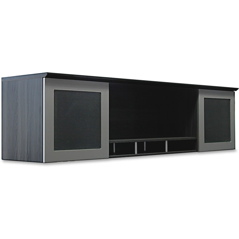Mayline Medina Hutch - 63" Ancho X 15" Profundidad X 18.3" Altura - 2 Puertas - Biselado Foto 2 de 4