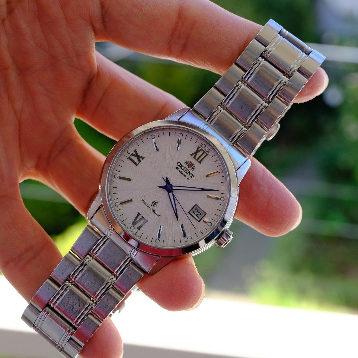 ORIENT Automatic Orient Automatic Wristwatch Silv… - image 7