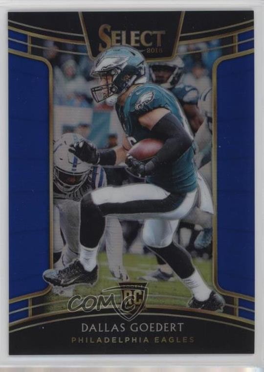 2018 Panini Select Concourse Blue Prizm /175 Dallas Goedert #21 Rookie RC 1f1