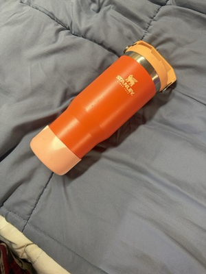 #ad #ad 30oz Orange Stanley Water Bottle With Boot $25.00