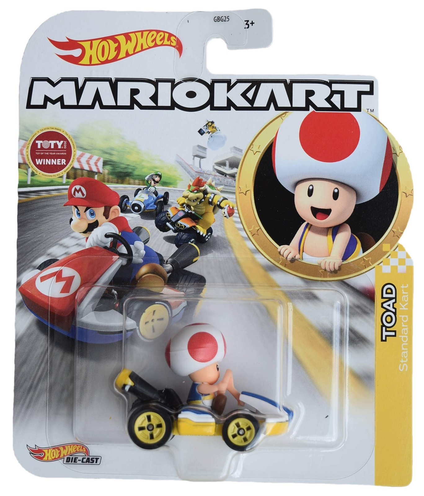Hot Wheels Mariokart - Toad Standard Kart