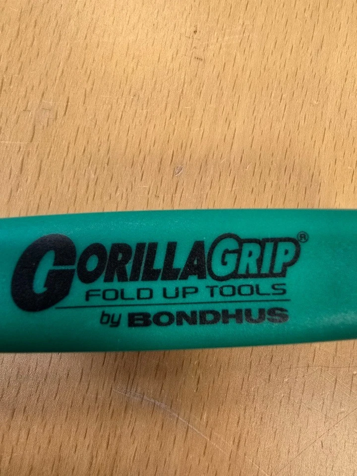 2 x Bondhus Fold up GorillaGrip Torx Fold Up Hex Key Set (TX9 - TX40) 12634 - Image 2 of 4