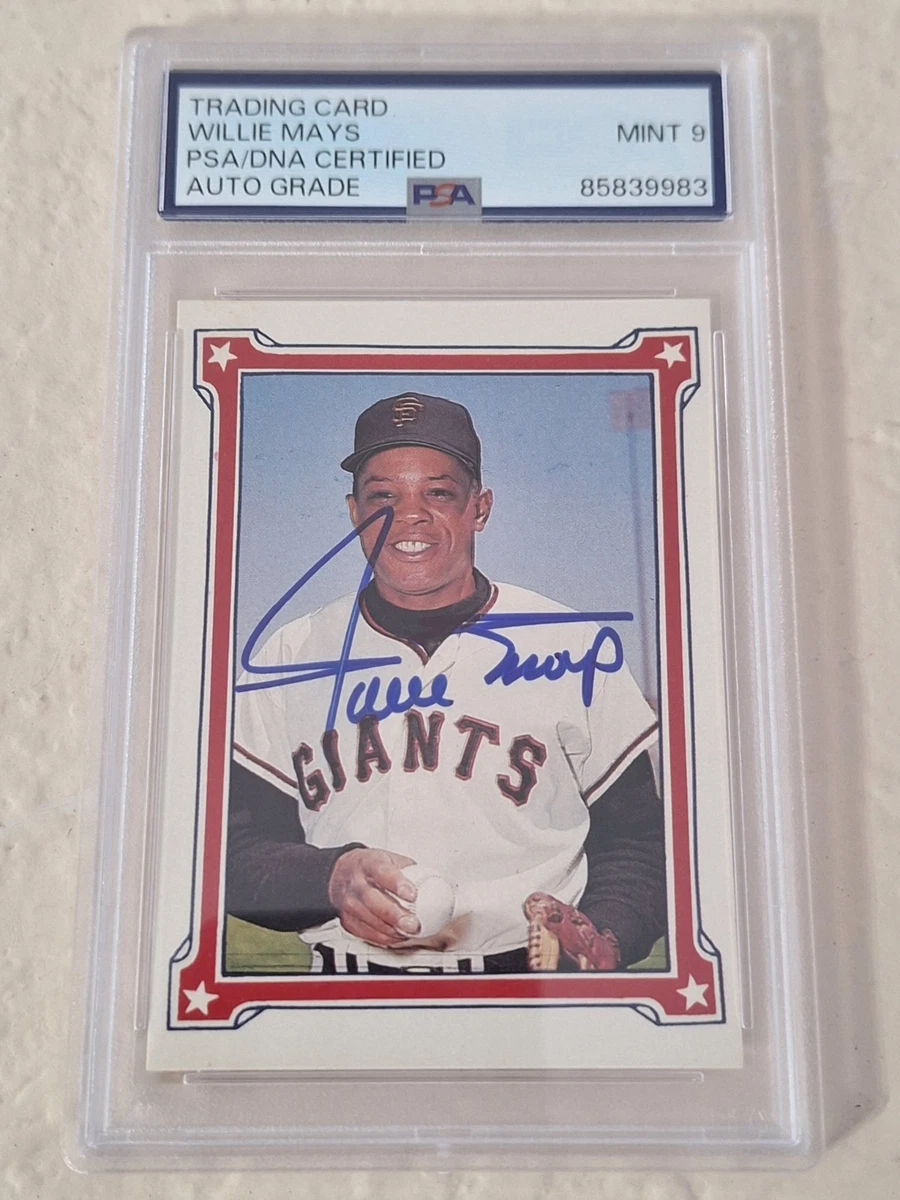 Willie Mays Autographed Baseball Sports Trading Cards for sale | eBay