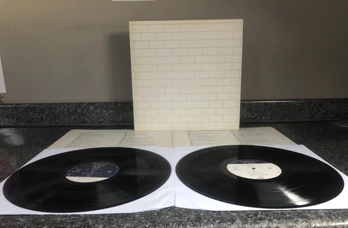 LP DOUBLE VINYL PINK FLOYD ALBUM THE WALL 1979 UK 1ST PRESS SHDW 411 EX/EX