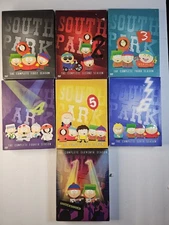 South Park Seasons 1-6 And 11 DVD Lot Of 7 Cartman Comedy Central