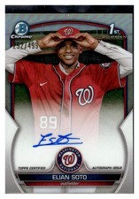 2023 Bowman Chrome #BCP-177 Elian Soto Prospects Refractor #/499