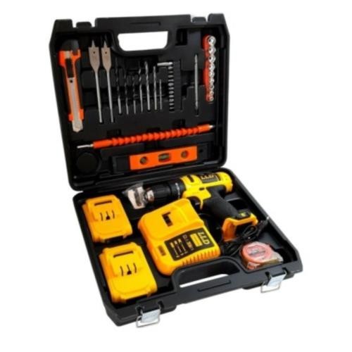 Trapano Avvitatore 24V Percussione Kit 2 Batterie Litio Professionale