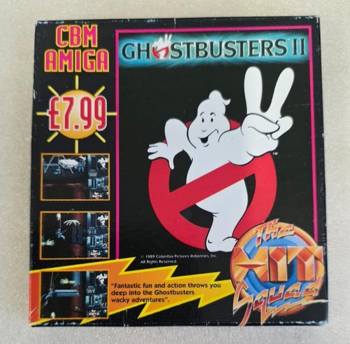 Ghostbusters II Commodore Amiga Game – The Hit Squad 1989 Vintage Boxed Complete