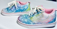 Heelys Colorful Removable Wheel Roller Sneakers Girls Size Youth 1 Very Good