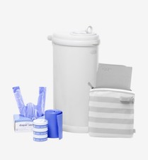 Ubbi Diaper Paul Gift Set - Matte White
