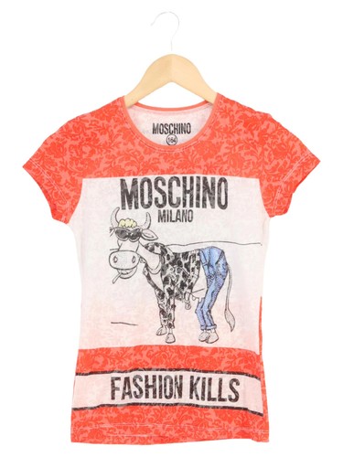 T-shirt Moschino Couture Homme – Imprimé Ours Graphique – Coton – Taille M