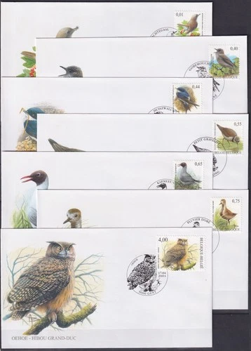 Belgium 2004 Fauna, Birds, Andre Buzin - FDC